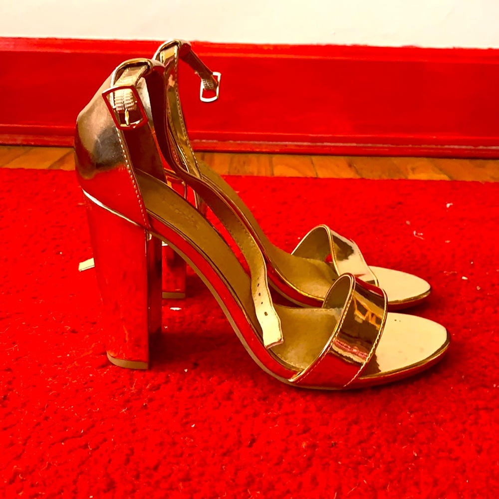 Charlotte Russe gold heels